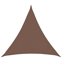 vidaXL Solsätt segel Brun 2 x 2 x 2 m HDPE