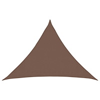 vidaXL Solsätt segel Brun 7 x 5 x 5 m HDPE
