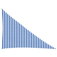 vidaXL Solsätt segel Blå och Vit 3 x 4 x 5 m HDPE