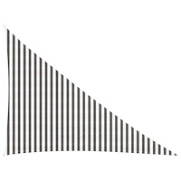 vidaXL Solsätt segel Ljusgrå och vit. 3 x 4 x 5 m HDPE