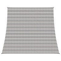vidaXL Solsätt segel Ljusgrå och vit. 4 / 5 x 4 m HDPE