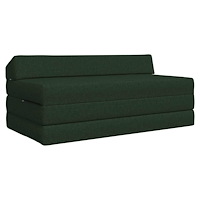 vidaXL Fällbar Soffbed Mörkgrön 120 x 60 x 49 cm Tyg