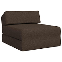 vidaXL Fällbar Soffbed Taupe 60 x 70 x 41 cm Tyg
