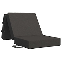 vidaXL Fällbar Soffbed 90 x 63 x 45 cm Mörkgrå