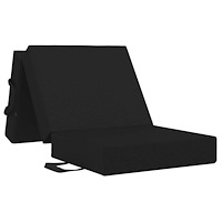 vidaXL Fällbar Soffbed 90 x 63 x 45 cm Svart