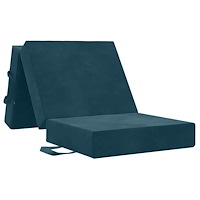vidaXL Fällbar Soffbed 75 x 67 x 45 cm Blå