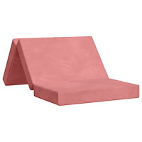 vidaXL Fällbar Soffbed 100 x 67 x 45 cm Rosa
