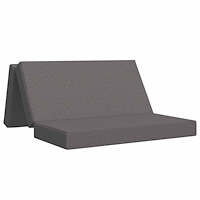 vidaXL Fällbar Soffbed 120 x 67 x 45 cm Ljusgrå