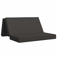 vidaXL Fällbar Soffbed 120 x 67 x 45 cm Mörkgrå
