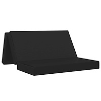vidaXL Fällbar Soffbed 120 x 67 x 45 cm Svart