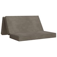 vidaXL Fällbar Soffbed 140 x 67 x 45 cm Ljusgrå