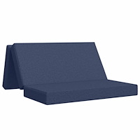 vidaXL Fällbar Soffbed 160 x 67 x 45 cm Blå