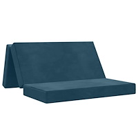vidaXL Fällbar Soffbed 160 x 67 x 45 cm Blå