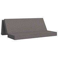 vidaXL Fällbar Soffbed 180 x 67 x 45 cm Ljusgrå