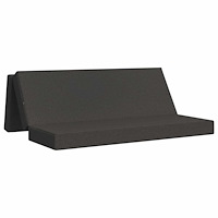 vidaXL Fällbar Soffbed 200 x 67 x 45 cm Mörkgrå