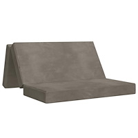 vidaXL Fällbar Soffbed 200 x 67 x 45 cm Ljusgrå