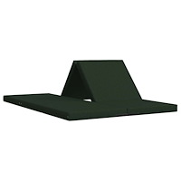 vidaXL Fällbar Soffbed 140 x 67 x 45 cm Mörkgrön