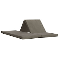 vidaXL Fällbar Soffbed 140 x 67 x 45 cm Ljusgrå