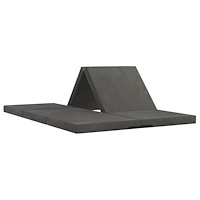 vidaXL Fällbar Soffbed 140 x 67 x 45 cm Mörkgrå