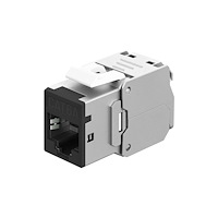 Goobay Goobay Keystone-modul RJ45 CAT 6A, STP, smal, svart