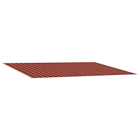 vidaXL Markisväv orange och brun 450 × 350 cm Polyester