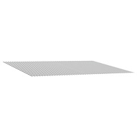 vidaXL Markisväv Antracit och vitt 600 × 300 cm Polyester
