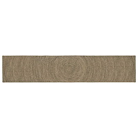 vidaXL Områdesmattor Naturlig och svart 80 x 400 cm Jute