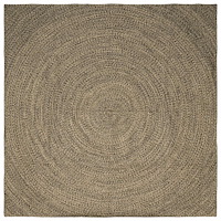 vidaXL Områdesmattor Naturlig och svart 240 x 240 cm Jute
