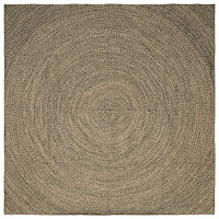 vidaXL Områdesmattor Naturlig och svart 300 x 300 cm Jute