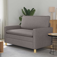 vidaXL Soffa Taupe Tyg