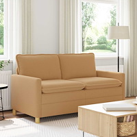 vidaXL Soffa Beige 156 x 81 x 87,5 cm Tyg