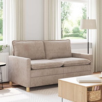 vidaXL Soffa Beige 156 x 81 x 87,5 cm Polyester