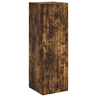 vidaXL Väggmonterat Badrumsskåp Rökt ek 33 x 34,5 x 60 cm