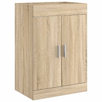 vidaXL Badrum Under Diskbänk Skåp Sonoma-ek 56 x 37,5 x 81 cm