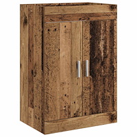 vidaXL Badrum Under Diskbänk Skåp Gammalt trä 56 x 37,5 x 81 cm
