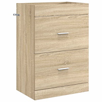 vidaXL Badrum Under Diskbänk Skåp Sonoma-ek 56 x 37,5 x 81 cm