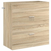 vidaXL Badrum Under Diskbänk Skåp Sonoma-ek 78,5 x 37,5 x 81 cm