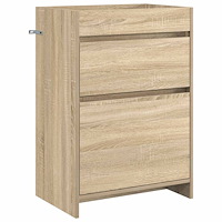vidaXL Badrum Under Diskbänk Skåp Sonoma-ek 56 x 37,5 x 81 cm