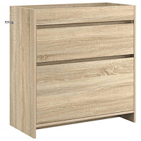 vidaXL Badrum Under Diskbänk Skåp Sonoma-ek 78,5 x 37,5 x 81 cm