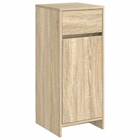 vidaXL Badrumsskåp Sonoma-ek 35 x 36,5 x 85 cm Konstruerat trä