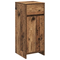 vidaXL Badrumsskåp Gammalt trä 35 x 36,5 x 85 cm Konstruerat trä