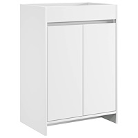 vidaXL Badrum Under Diskbänk Skåp Vit 56 x 37,5 x 81 cm