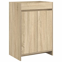 vidaXL Badrum Under Diskbänk Skåp Sonoma-ek 56 x 37,5 x 81 cm