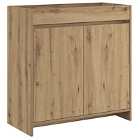 vidaXL Badrum Under Diskbänk Skåp Artisan-ek 78,5 x 37,5 x 81 cm