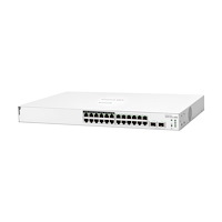 Hewlett Packard Enterprise HPE Networking Instant On 1830 24G 12p Class4 PoE 2SFP 195W Switch - switch - 24 portar - smart - rackmonterbar