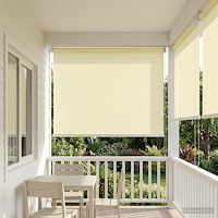 vidaXL Utomhus Rullgardin UV-skydd Gräddvit 80 x 230 cm