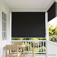 vidaXL Utomhus Rullgardin UV-skydd Antracit 180 x 230 cm
