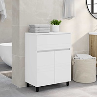 vidaXL Badrums vaskenhet Vit 60 x 35 x 80 cm Konstruerat trä