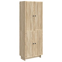 vidaXL Skåpset 2 pcs Sonoma-ek 66 x 34,5 x 90 cm Konstruerat trä