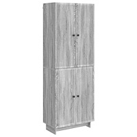 vidaXL Skåpset 2 pcs Grå Sonoma 66 x 34,5 x 90 cm Konstruerat trä